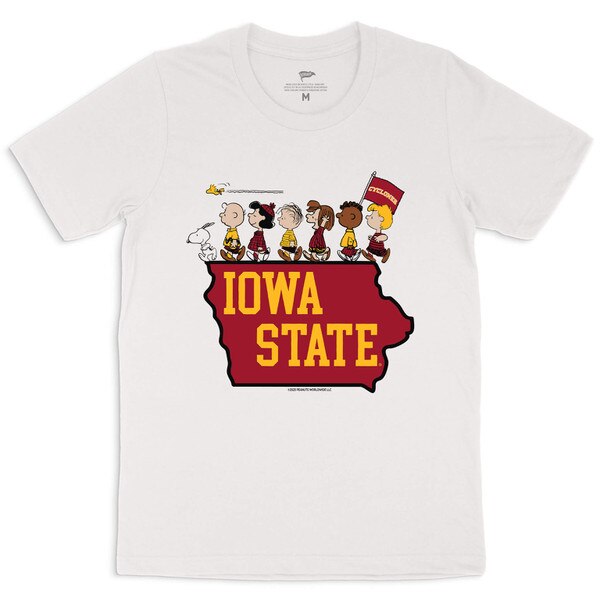 Peanuts x Iowa State White The Gang Short Sleeve T-Shirt